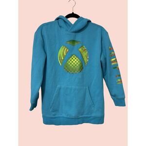 Microsoft Xbox Graphic Youth Hoodie Jump In Blue Size Kids XL 14/16